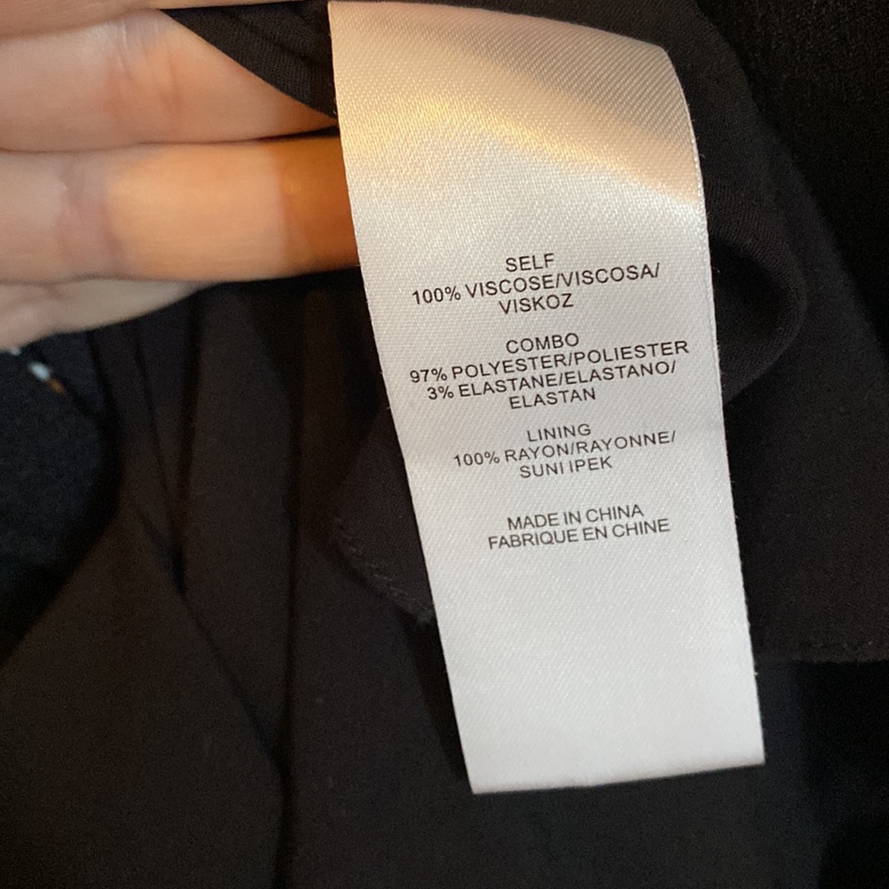 Tibi Florence black ruched sleeve fit flare floral short dress size 10 - Picture 12 of 13